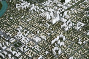 Реконструкция центральной части Краснодара, макет