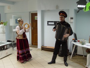 К нам пришёл ансамбль "Русские забавы"